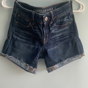 American Eagle Midi Jean Shorts